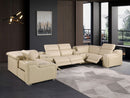 1116 - 10-Piece U-Shaped Sectional Sofa In With 4 Power Recliners & Power Headrests
