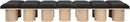 Pavilion - 14 Piece Modular Bench With Natural Base