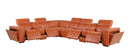 1224 - 8-Piece L-Shaped Sectional Sofa In With 4 Power Recliners & Power Headrests