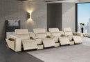1224 - 7-Piece Modular Power Reclining Sofa In With 4 Power Recliners & Power Headrests