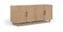 Sova - Solid Wood, Oak Veneer And Stainless Steel Sideboard/Buffet