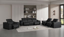 2679 - Power Reclining Sofa, Console Loveseat & Chair Set In Genuine Leather (5 Recliners)