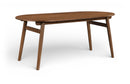 Leesa - Solid Wood And Walnut Veneer Dining Table