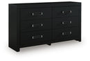 Maeling - Six Drawer Dresser