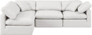 Indulge - Faux Leather 4 Piece Modular Sectional