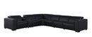 1208 - 7 Piece L-Shaped Leather Reclining Sectional With 4 Power Recliners