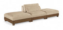 Turin - Chenille Fabric Upholstered Modular Sectional - Beige