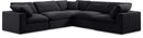 Comfy - 5 Piece Velvet Modular Corner Sectional