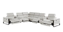 1246 - 8-Piece L-Shaped Modular Power Reclining Sectional With 4 Power Recliners And Power Headrests