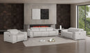 2679 - Power Reclining Sofa, Loveseat & Chair Set In Genuine Leather (5 Recliners)