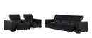 1208 - Leather Reclining Set (Sofa & Loveseat With 5 Power Recliners)