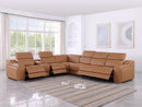 1116 - 7-Piece L-Shaped Sectional Sofa In With 4 Power Recliners & Power Headrests