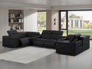 2679 - 8-Piece U-Shaped Power Reclining Sectional In Genuine Leather (4 Recliner)