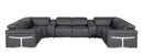 1126 - 8-Piece U-Shaped Sectional Sofa In With 4 Power Recliners & Power Headrest