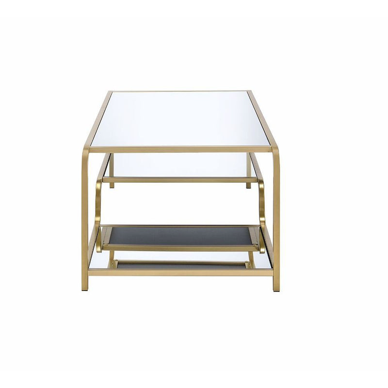 Astrid - Coffee Table - Mirrored & Gold