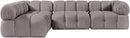 Orin - Fabric Velvet 4 Piece Modular Sectional