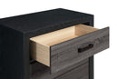 Lisbon - 4 Piece Twin Bedroom Set (Bookcase Twin Bed, Dresser, Mirror And Nightstand) - Black / Gray