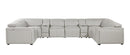 1224 - 8-Piece U-Shaped Sectional Sofa In With 4 Power Recliners & Power Headrest