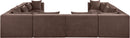Stellar - 8 Piece Chenille Fabric Upholstered Modular Sectional
