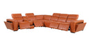 1224 - 7-Piece L-Shaped Sectional Sofa In With 4 Power Recliners & Power Headrests