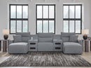 ModMax II - Salt And Pepper - Reclining Sectional
