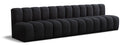 Arc - Velvet 4 Seats Modular Sofa