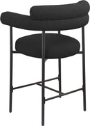 Blake - Counter Stool With Black Base (Set of 2)