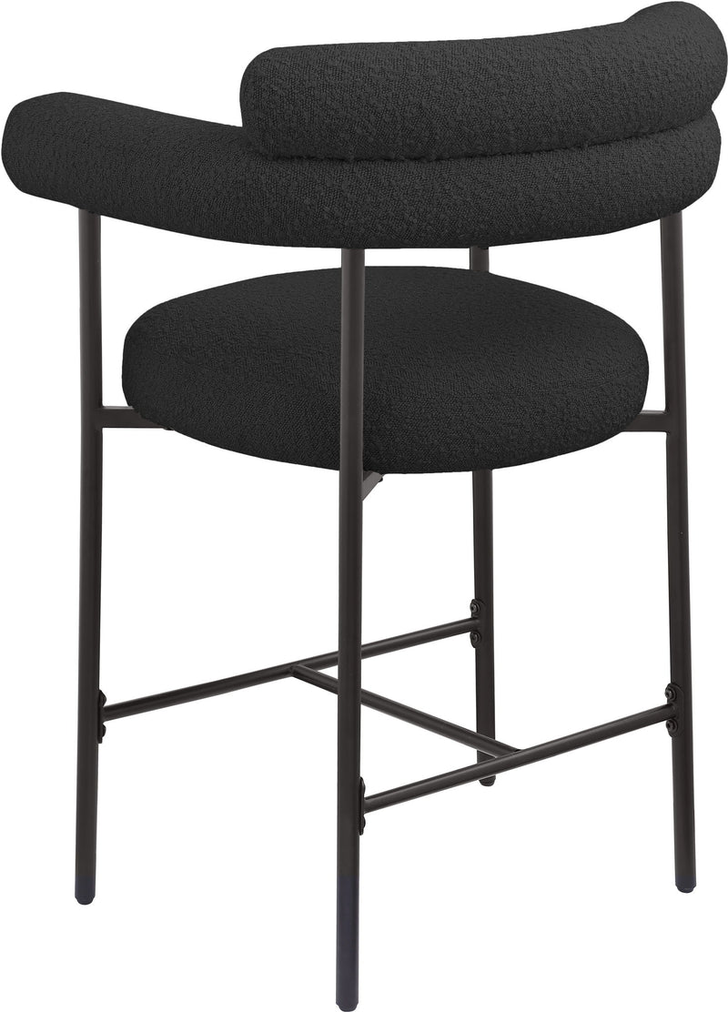 Blake - Counter Stool With Black Base (Set of 2)