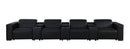 1208 - 7 Piece Leather Sofa With 4 Power Recliners And Power Headrests