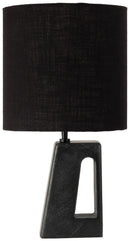Vellum - Genuine Marble Base And Linen Textured Fabric Shade Table Lamp