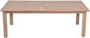 Newport - Acacia Wood 86.75" / 108" Outdoor Patio Dining Table - Natural
