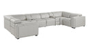 1224 - 8-Piece U-Shaped Sectional Sofa In With 2 Power Recliners & Power Headrests