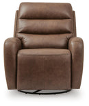 Motion-Max - Swivel Glider Power Recliner - Saddle