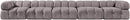 Orin - Fabric Velvet 5 Piece Modular Sofa