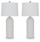 Vauville - Poly Table Lamp (Set of 2) - White