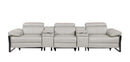 1246 - Modular Power Triple Reclining Dual Console Sofa With Power Reclining Headrests
