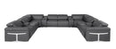 1126 - 12-Piece U-Shaped Sectional Sofa In With 4 Power Recliners & Power Headrests