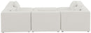 Cube - Linen 6 Piece Modular Sectional