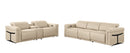 1126 - 6-Piece Modular Power Reclining Sofa And Console Loveseat Set In With 5 Power Recliners & Power Headrests