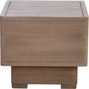 Solace - Acacia Wood Outdoor Patio End / Side Table - Natural