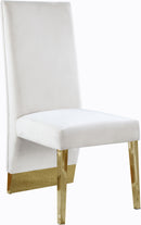 Porsha - Dining Chair with Gold Legs (Set of 2)