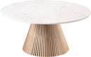 Cindra - Genuine Marble Top And Iron Base Table