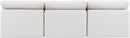 Indulge - Faux Leather 3 Seat Modular Armless Sofa