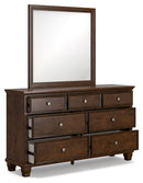 Danabrin - Dresser And Mirror - Brown