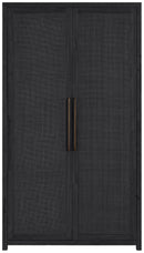 Vana - Solid Wood, Oak Veneer And Stainless Steel Storage Cabinet