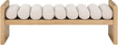 Waverly - Bench With Natural Frame
