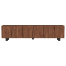Trask - Wood TV Stand Media Console - Mango Brown