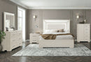 Clara - 5 Piece Queen Bedroom Set (Bed, Dresser & Mirror, Nightstand, Chest) - Beige