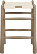 Santos - Backless Counter Stool With Stained Brown Base