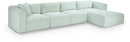 Shaggy - 4 Piece Modular Sectional